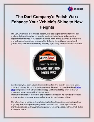 Polish Wax