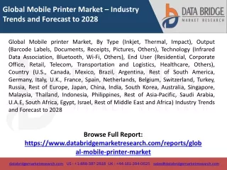 Global Mobile printer Market