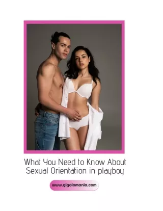 What You Need to Know About Sexual Orientation in playboy