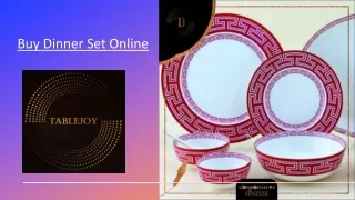 Buy Dinner Set Online