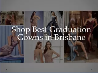 Shop Best Graduation Gowns in Brisbane - www.foreverbridal.com.au