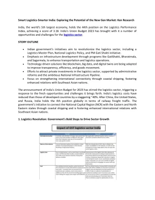 India Logistics Market -Ken Research