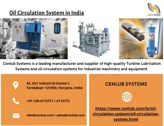 Best Oil Circulation System in India