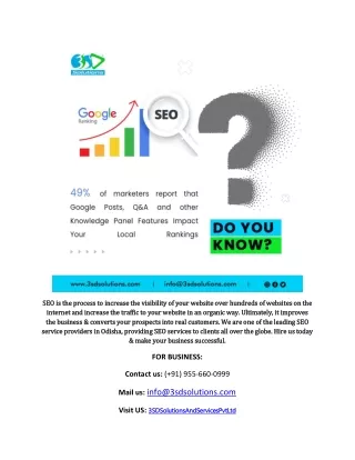 Best SEO providers in Bhubaneswar