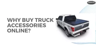 Why Buy Truck Accessories Online?