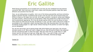 Eric Gallite