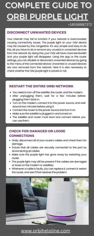 Complete Guide to Orbi Purple Light