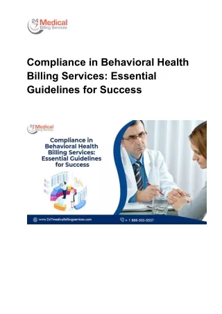 Compliance in Behavioral Health Billing Services_ Essential Guidelines for Success