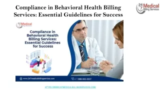 Compliance in Behavioral Health Billing Services_ Essential Guidelines for Success