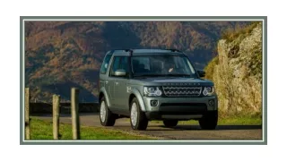 Explore The Ultimate Store For Land Rover Parts And Accessories In Winston Salem NC