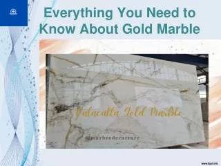 Everything You Need to Know About Gold Marble