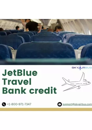 JetBlue Travel Bank credit