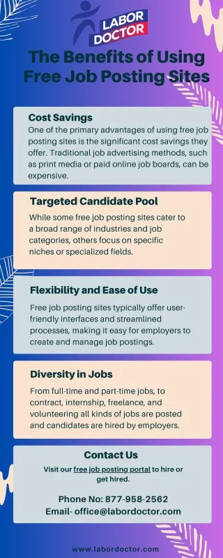 The Benefits of Using Free Job Posting Sites