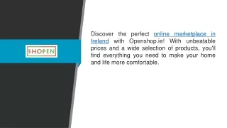 Online Marketplace In Ireland Openshop.ie