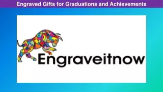 Engraved Gifts for Graduations and Achievement