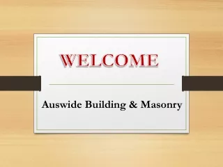 Auswide Building & Masonry