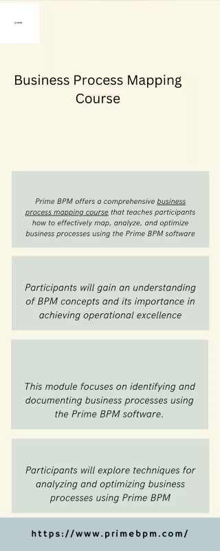 business process mapping course