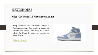 Nike Air Force 1  Nextshoess.co.nz