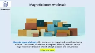 Magnetic boxes wholesale