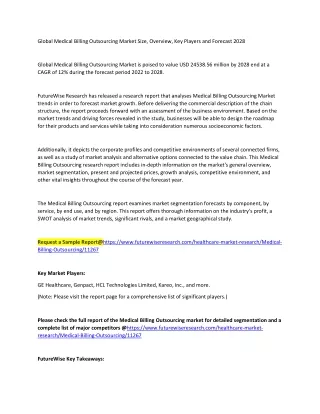 Medical Billing Outsourcing Market