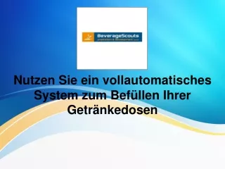 Getränkedosen in Top-Qualität zu wettbewerbsfähigen Preisen