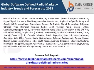 Global Software Defined Radio Market