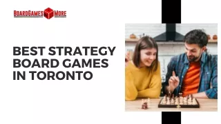 Best Strategy Board Games in Toronto