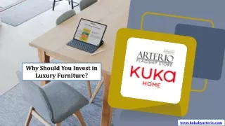 Why Should You Invest in Luxury Furniture