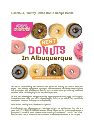 Tips _ Tricks- Amy_s Donuts