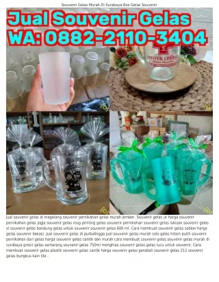 ౦882~2ll౦~౩4౦4 (WA) Arti Souvenir Pernikahan Gelas Souvenir Pernikahan Gelas Di