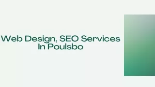 Web Design, SEO Services In Poulsbo - PPT