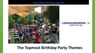 The Topmost Birthday Party Themes - Laser Warriors