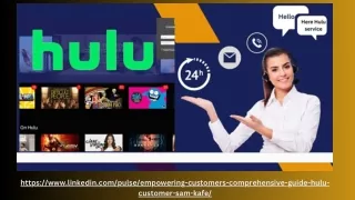 Empowering Customers: A Comprehensive Guide to Hulu Customer Service/Number {202