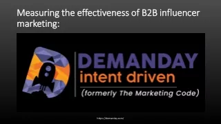 Measuring the effectiveness of B2B influencer marketing