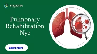 Pulmonary Rehabilitation Near Me - Find Convenience and Quality Care