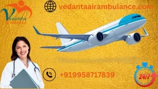 Use Vedanta Air Ambulance Service in Mumbai by Hi-Tech Ventilator Setup