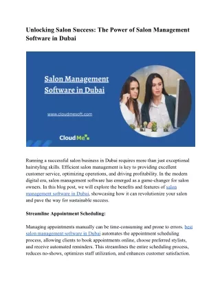 Unlocking Salon Success_ The Power of Salon Management Software in Dubai