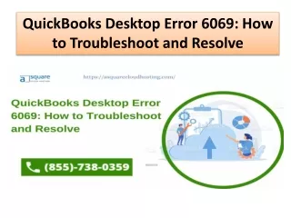 How to Fix QuickBooks Error 6069: Common Causes and Solutions