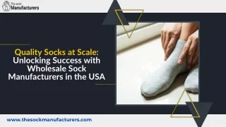 Unlocking Success with Wholesale Sock Manufacturers in the USA