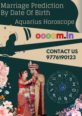 Aquarius Marriage Prediction Through 7th Bhava Analysis