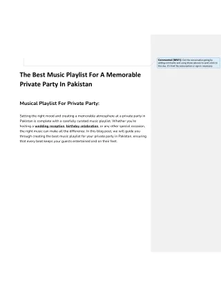 The Best Music Playlist For A Memorable Private Party In Pakistan (2)