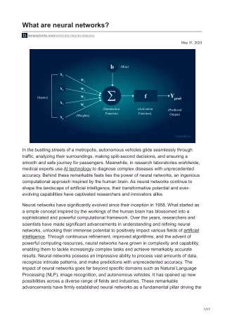 Neural Networks