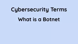 Cybersecurity -Terms