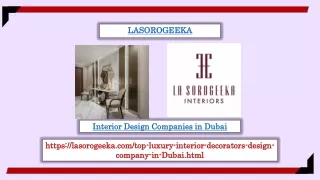 Interior Design Companies in Dubai