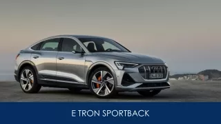 E Tron Sportback