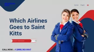 Which Airlines Goes to Saint Kitts