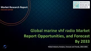 marine vhf radio Market To Witness Huge Growth By 2033