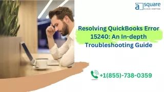 Resolve QuickBooks Error 15240 with Advanced Solutions