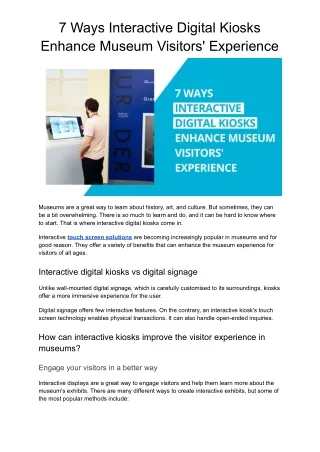 7 Ways Interactive Digital Kiosks Enhance Museum Visitors Experience.docx