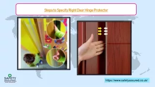 Steps to Specify Right Door Hinge Protector